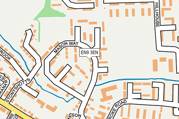 EN9 3EN map - OS OpenMap – Local (Ordnance Survey)