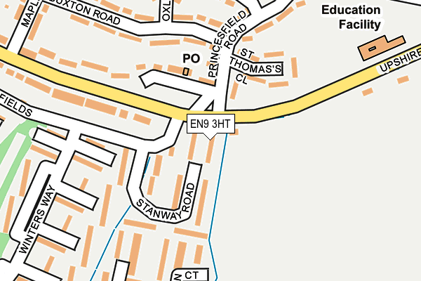 EN9 3HT map - OS OpenMap – Local (Ordnance Survey)