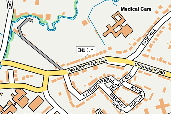 Map of QWIED . INSTALLERS LTD at local scale