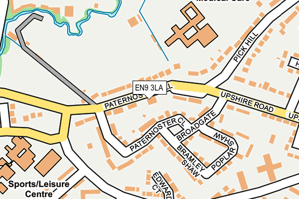 EN9 3LA map - OS OpenMap – Local (Ordnance Survey)