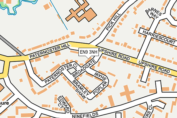 EN9 3NH map - OS OpenMap – Local (Ordnance Survey)