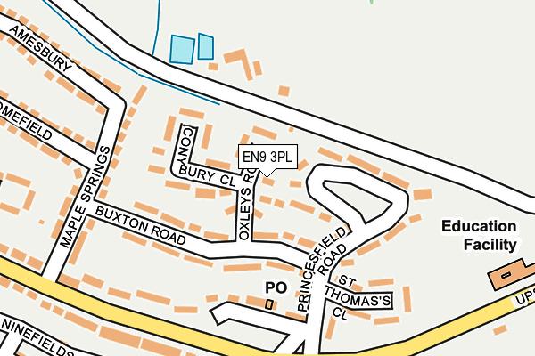 EN9 3PL map - OS OpenMap – Local (Ordnance Survey)