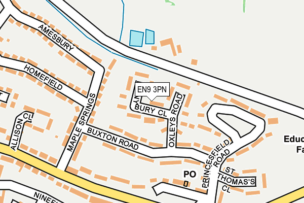 EN9 3PN map - OS OpenMap – Local (Ordnance Survey)