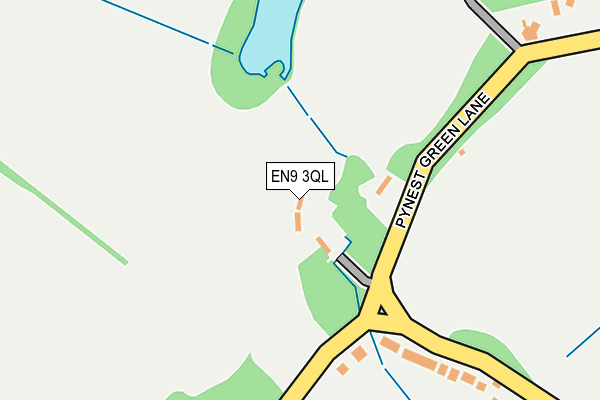 EN9 3QL map - OS OpenMap – Local (Ordnance Survey)