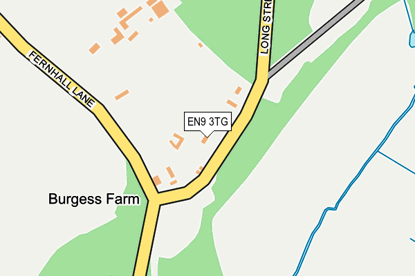 EN9 3TG map - OS OpenMap – Local (Ordnance Survey)