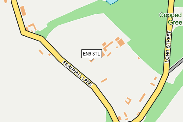 EN9 3TL map - OS OpenMap – Local (Ordnance Survey)