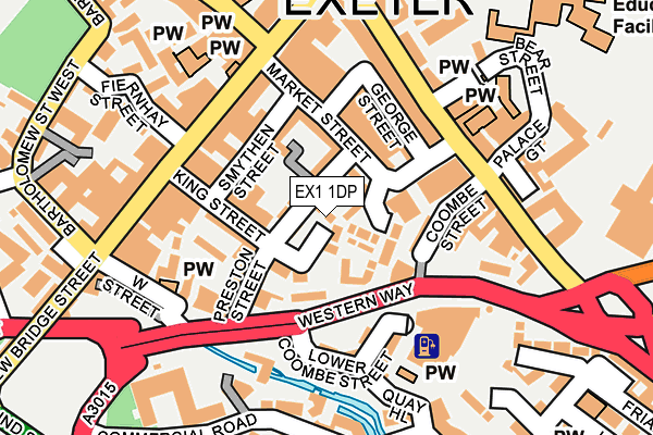 EX1 1DP map - OS OpenMap – Local (Ordnance Survey)