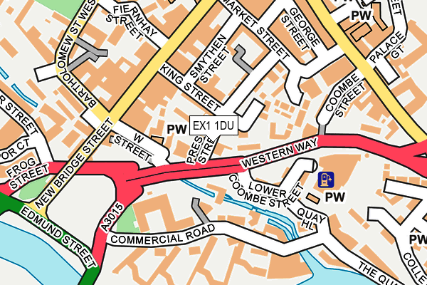 EX1 1DU map - OS OpenMap – Local (Ordnance Survey)