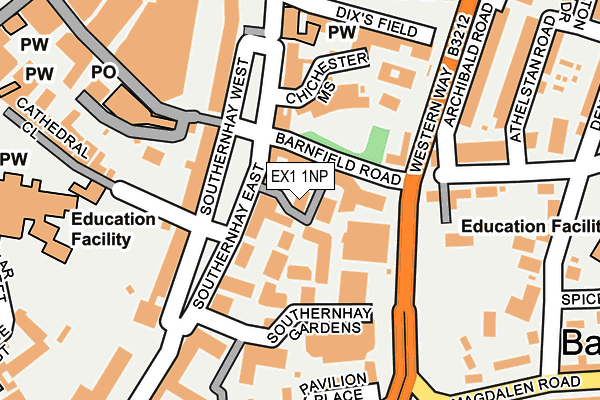 Map of EVERYS COSEC LIMITED at local scale