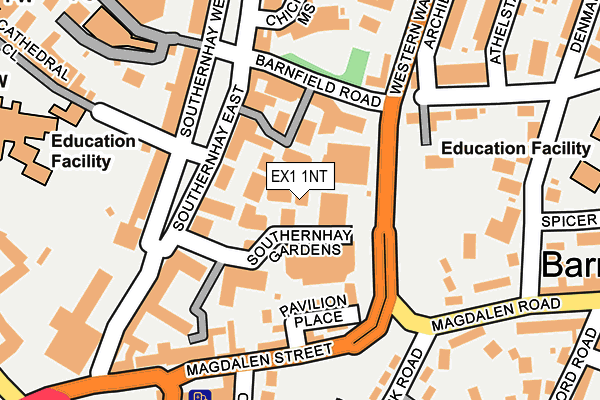 Map of LYDSTEP NURSERY LTD at local scale