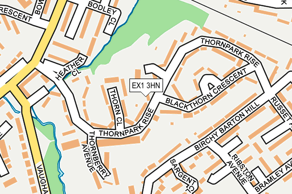 EX1 3HN map - OS OpenMap – Local (Ordnance Survey)