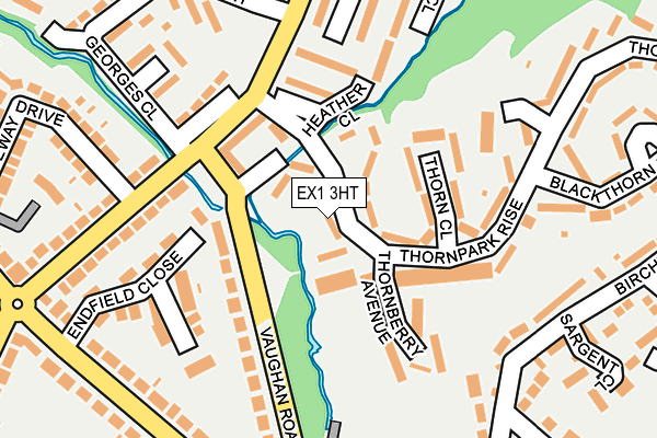 EX1 3HT map - OS OpenMap – Local (Ordnance Survey)