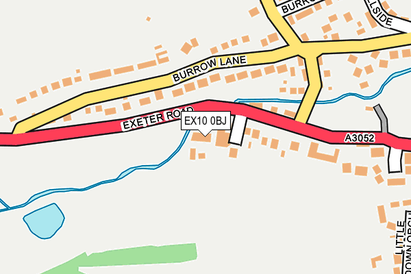 EX10 0BJ map - OS OpenMap – Local (Ordnance Survey)