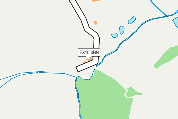 EX10 0BN map - OS OpenMap – Local (Ordnance Survey)