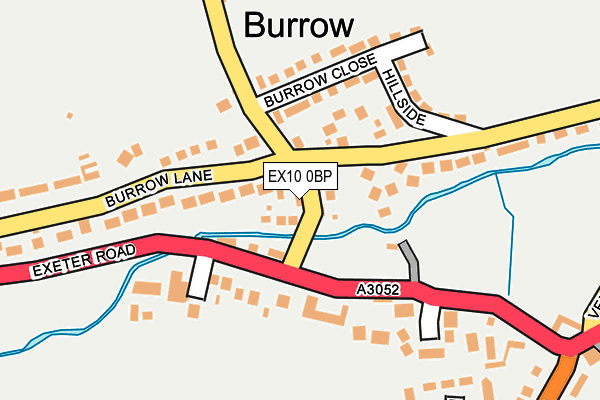 EX10 0BP map - OS OpenMap – Local (Ordnance Survey)