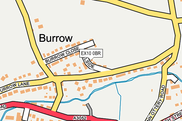 EX10 0BR map - OS OpenMap – Local (Ordnance Survey)