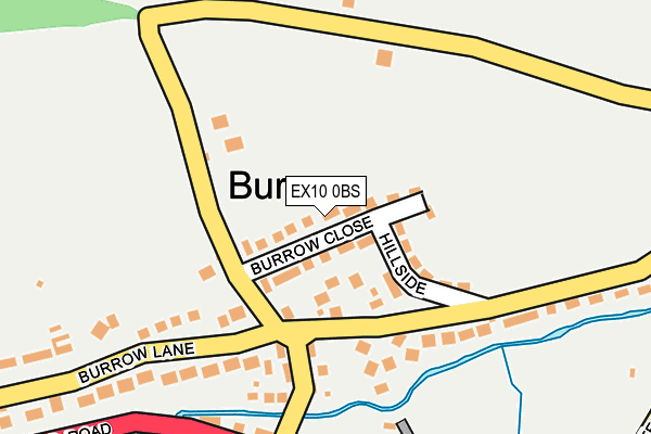 EX10 0BS map - OS OpenMap – Local (Ordnance Survey)