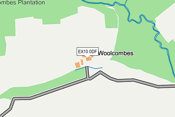 EX10 0DF map - OS OpenMap – Local (Ordnance Survey)