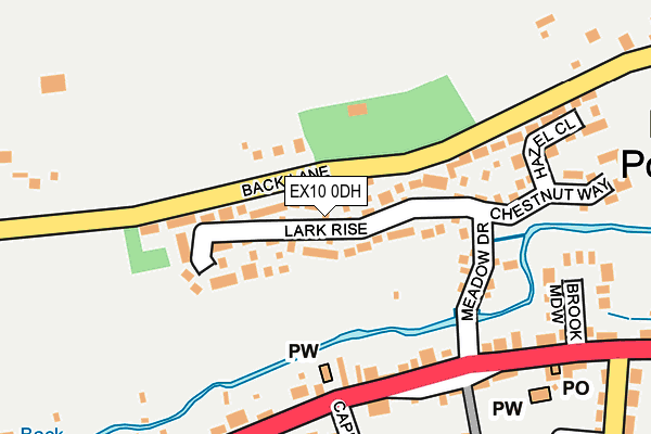 EX10 0DH map - OS OpenMap – Local (Ordnance Survey)
