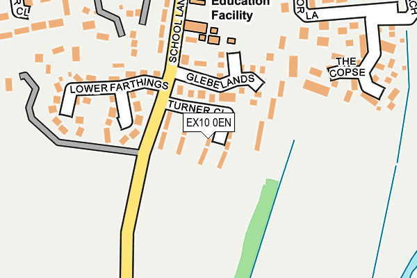 EX10 0EN map - OS OpenMap – Local (Ordnance Survey)