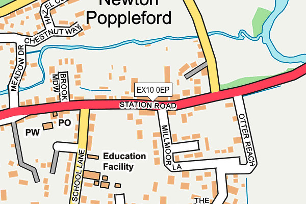 EX10 0EP map - OS OpenMap – Local (Ordnance Survey)