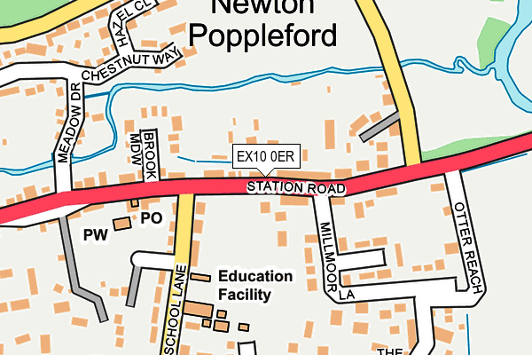 EX10 0ER map - OS OpenMap – Local (Ordnance Survey)