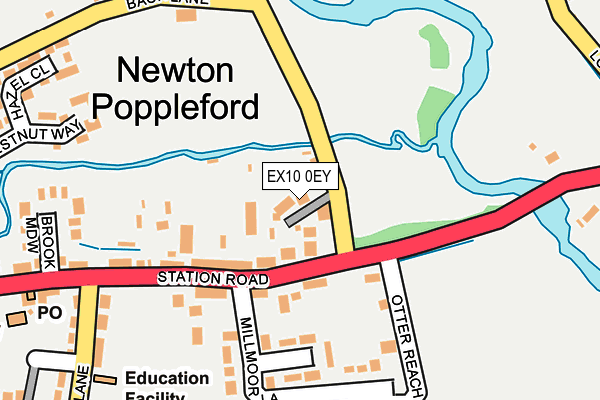 EX10 0EY map - OS OpenMap – Local (Ordnance Survey)