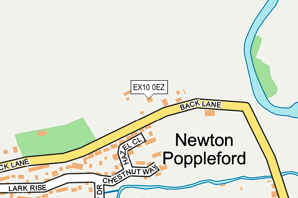 EX10 0EZ map - OS OpenMap – Local (Ordnance Survey)