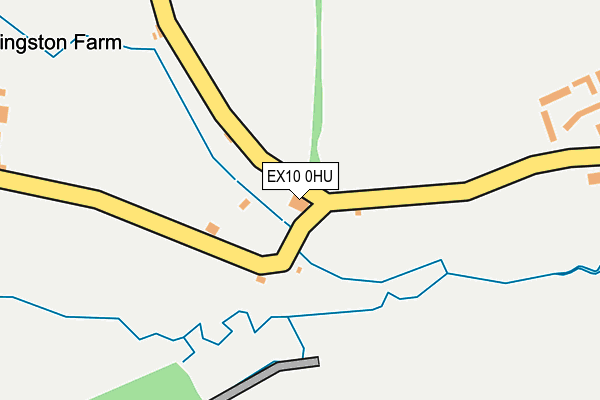 EX10 0HU map - OS OpenMap – Local (Ordnance Survey)