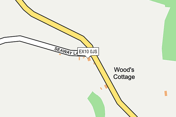 EX10 0JS map - OS OpenMap – Local (Ordnance Survey)