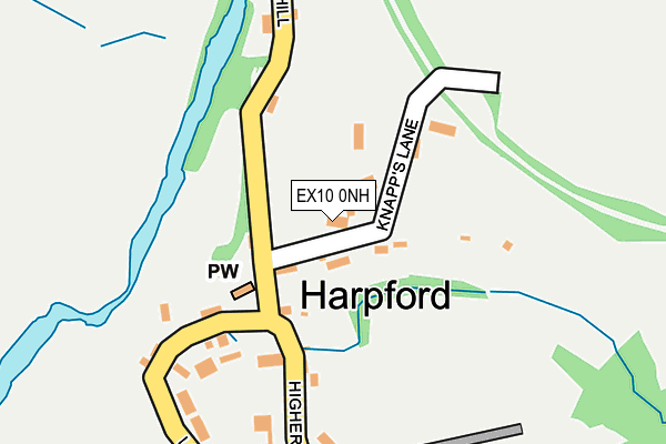 EX10 0NH map - OS OpenMap – Local (Ordnance Survey)