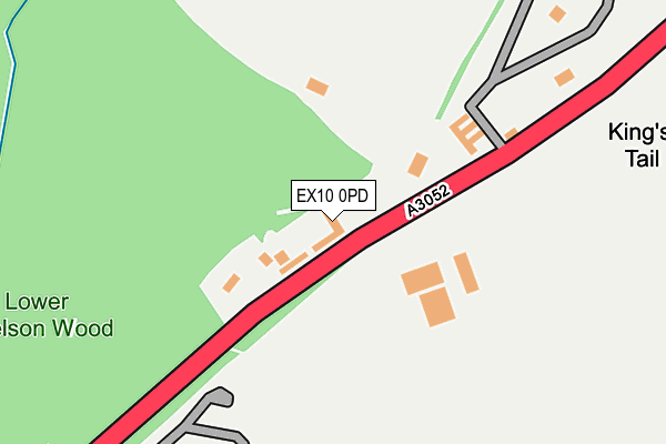 EX10 0PD map - OS OpenMap – Local (Ordnance Survey)