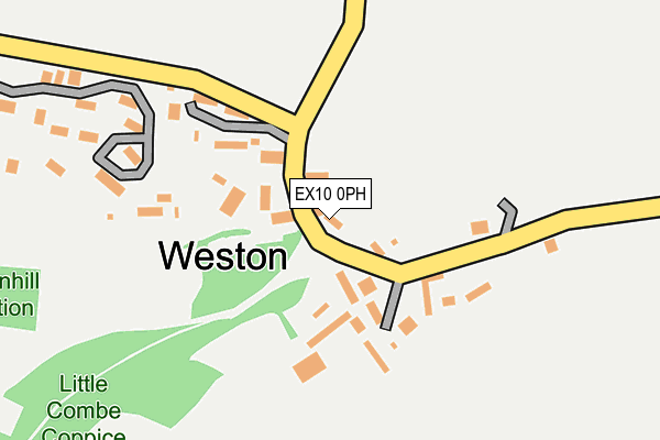 EX10 0PH map - OS OpenMap – Local (Ordnance Survey)