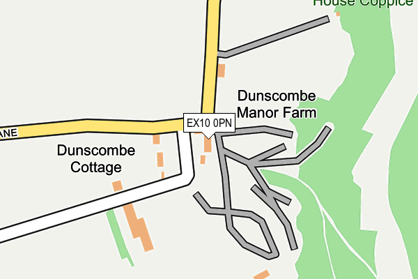 EX10 0PN map - OS OpenMap – Local (Ordnance Survey)