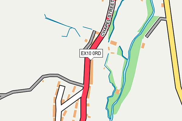 EX10 0RD map - OS OpenMap – Local (Ordnance Survey)