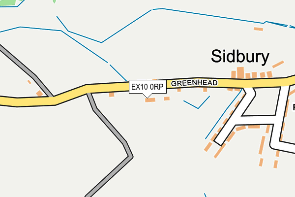 EX10 0RP map - OS OpenMap – Local (Ordnance Survey)