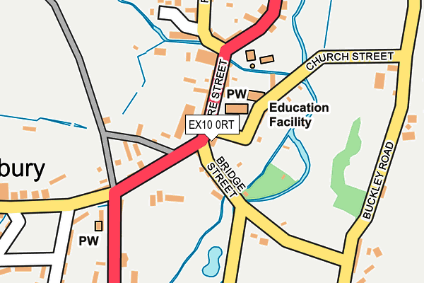EX10 0RT map - OS OpenMap – Local (Ordnance Survey)