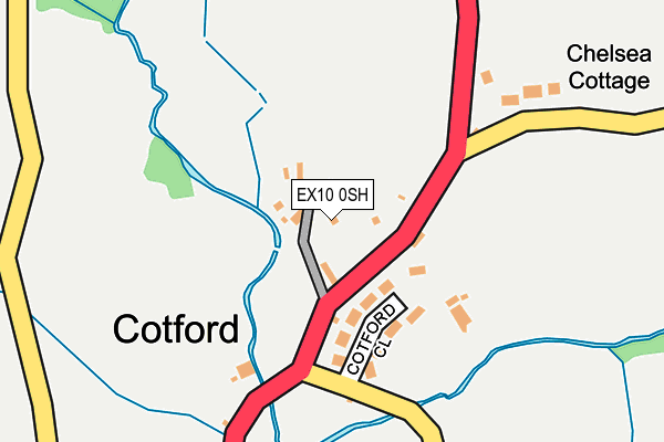 EX10 0SH map - OS OpenMap – Local (Ordnance Survey)