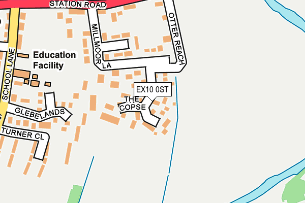 EX10 0ST map - OS OpenMap – Local (Ordnance Survey)