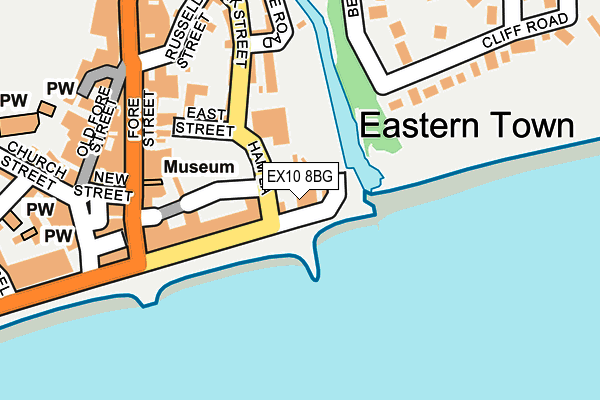 EX10 8BG map - OS OpenMap – Local (Ordnance Survey)