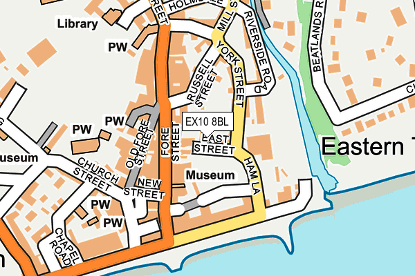 EX10 8BL map - OS OpenMap – Local (Ordnance Survey)