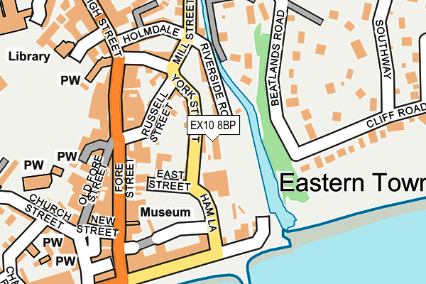 EX10 8BP map - OS OpenMap – Local (Ordnance Survey)