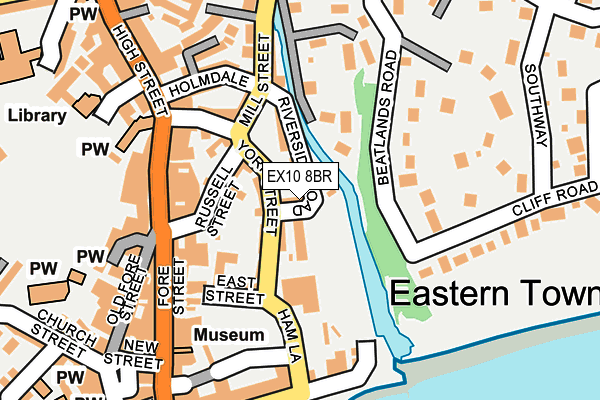 EX10 8BR map - OS OpenMap – Local (Ordnance Survey)