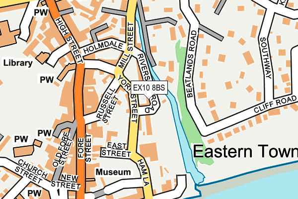 EX10 8BS map - OS OpenMap – Local (Ordnance Survey)