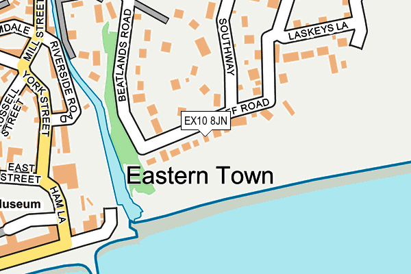 EX10 8JN map - OS OpenMap – Local (Ordnance Survey)