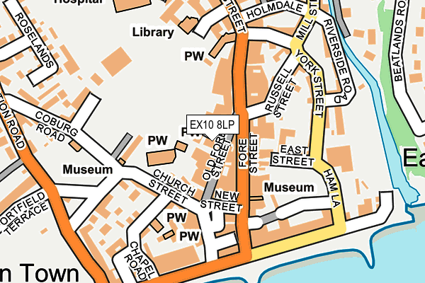 EX10 8LP map - OS OpenMap – Local (Ordnance Survey)
