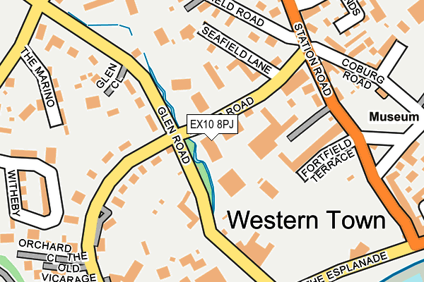 EX10 8PJ map - OS OpenMap – Local (Ordnance Survey)