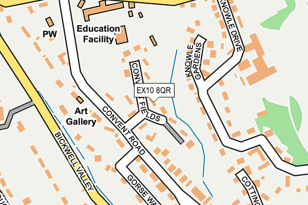 EX10 8QR map - OS OpenMap – Local (Ordnance Survey)