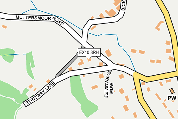 EX10 8RH map - OS OpenMap – Local (Ordnance Survey)