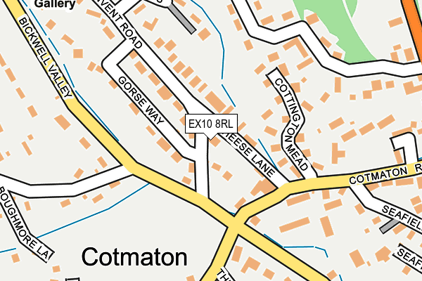 EX10 8RL map - OS OpenMap – Local (Ordnance Survey)